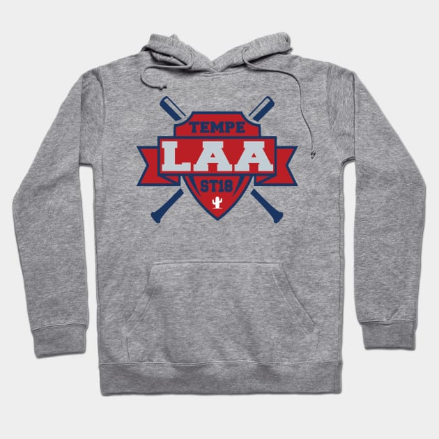 Tempe, Arizona Spring Baseball Hoodie by OffesniveLine